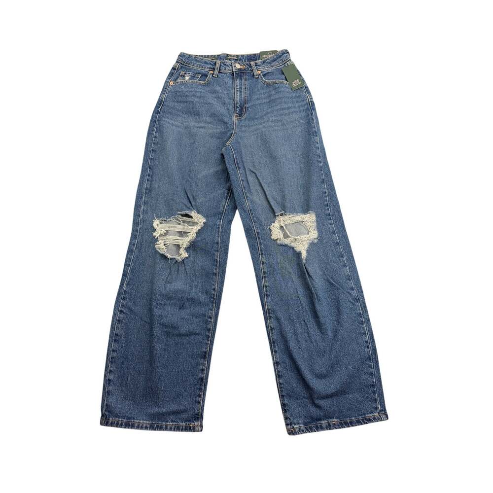 Wild Fable Women's Medium Blue Distressed Baggy Jeans - Size 6/28 - NWT